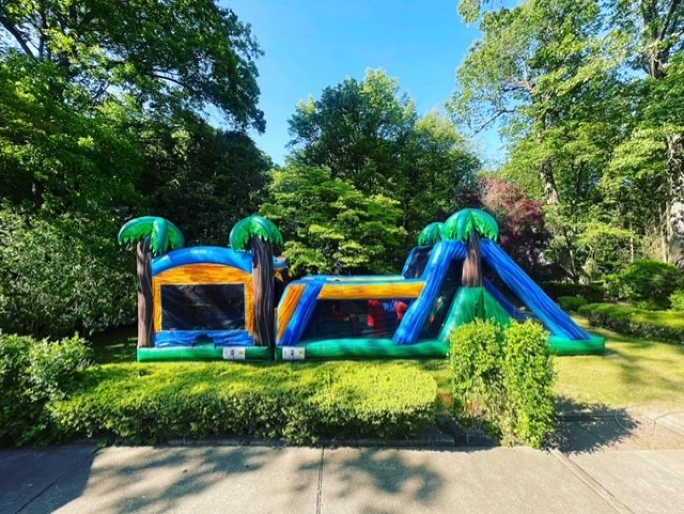 45 Foot Long Jungle Obstacle Course
